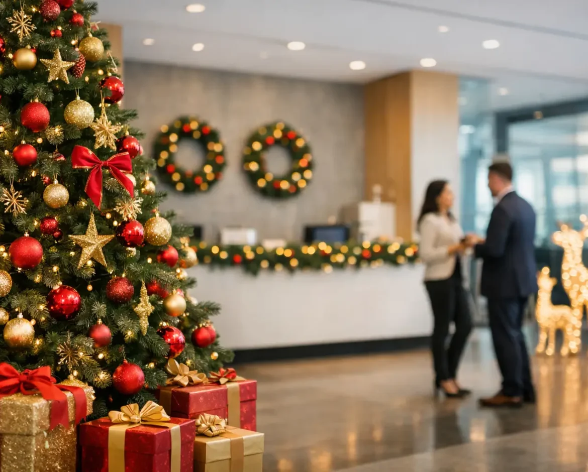 Aluguer de decoração de Natal empresarial
