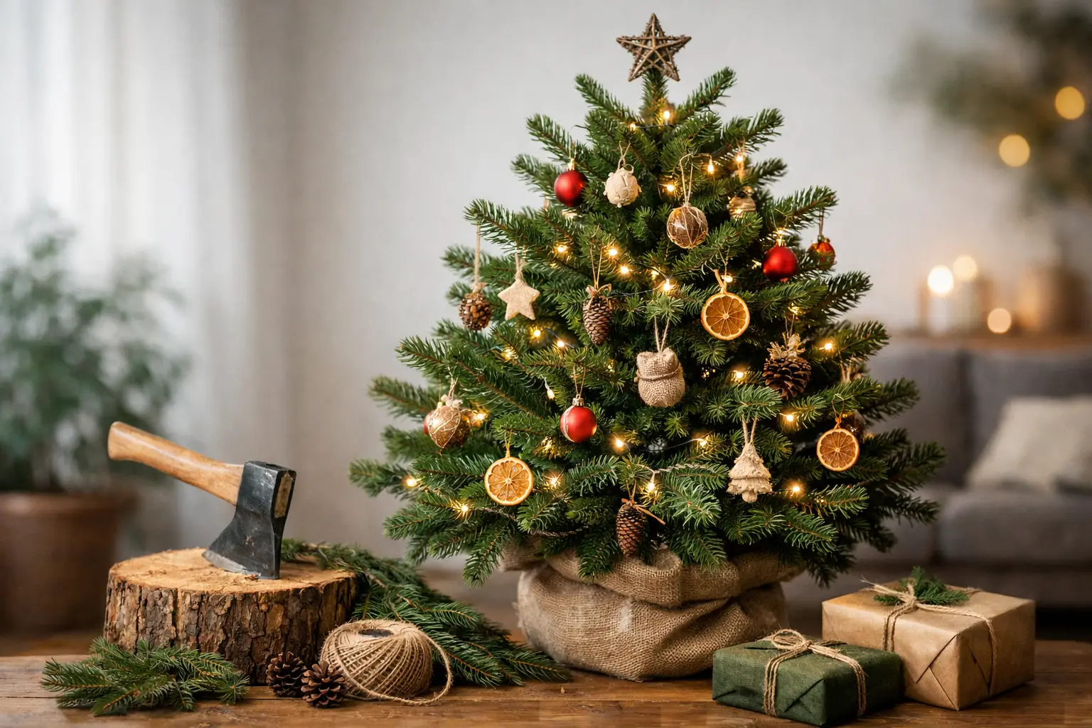 Árvore de Natal natural sustentável vale a pena?