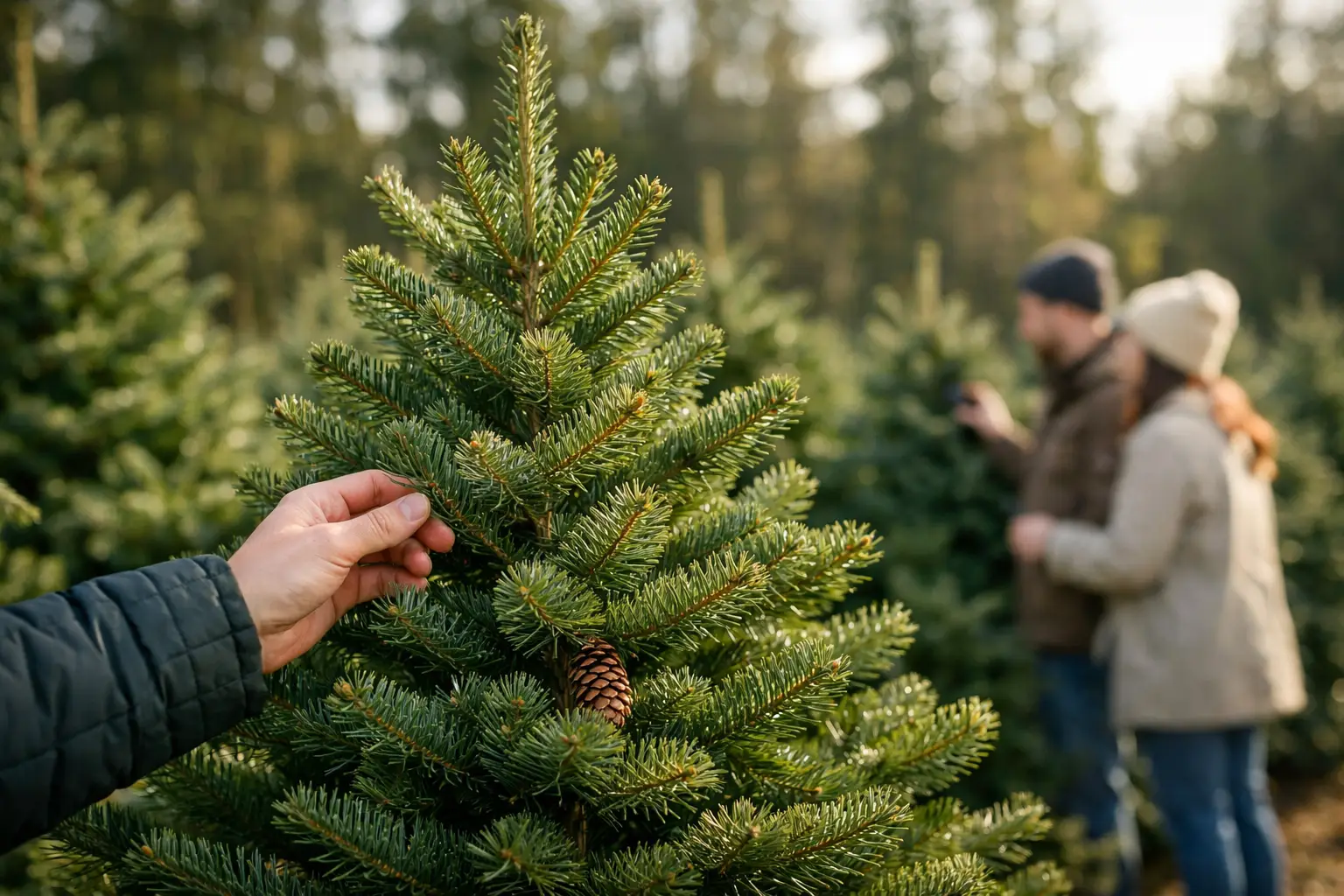Como escolher pinheiro de Natal natural