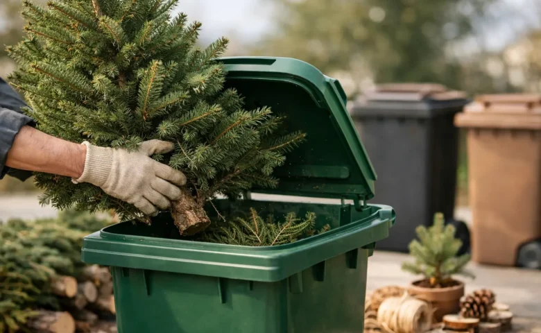 Como reciclar árvore de Natal natural