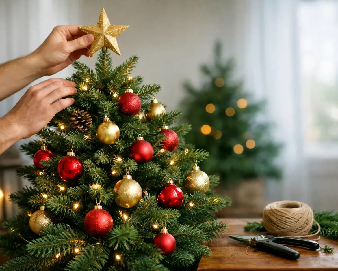 Guia da árvore de Natal natural