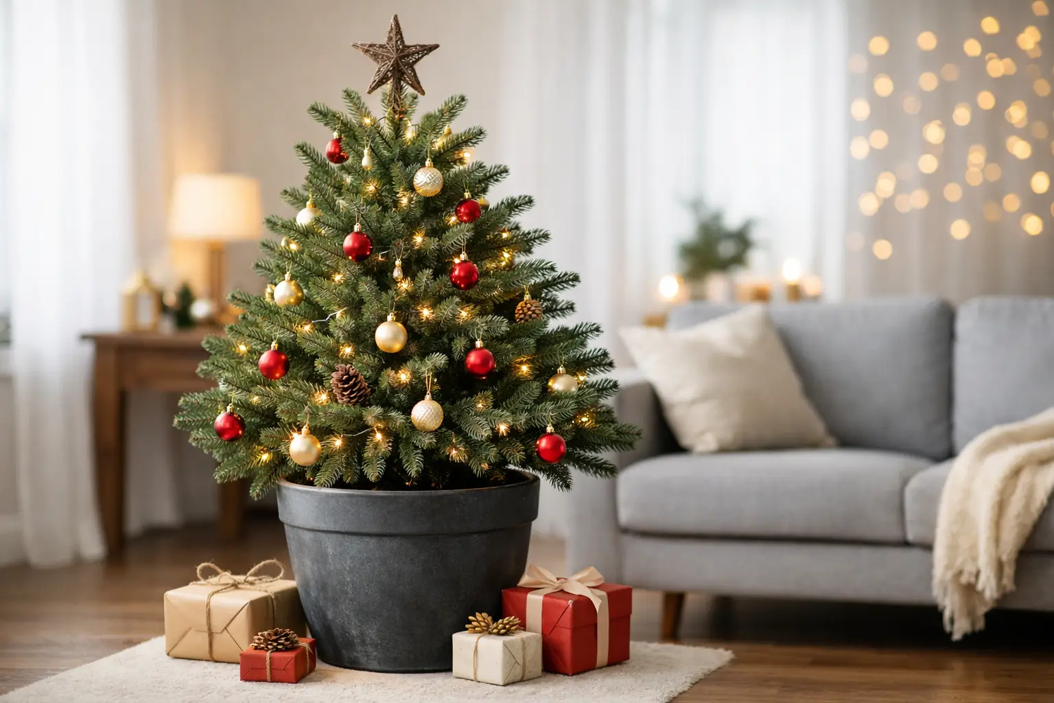 Pinheiro de Natal natural em vaso vale a pena?
