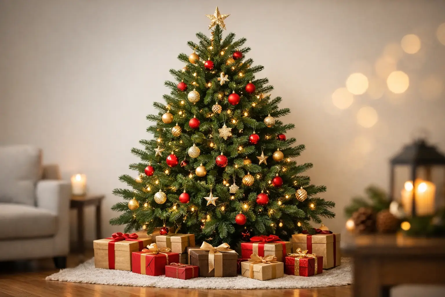 Árvore de Natal Nordmann: bonita e duradoura