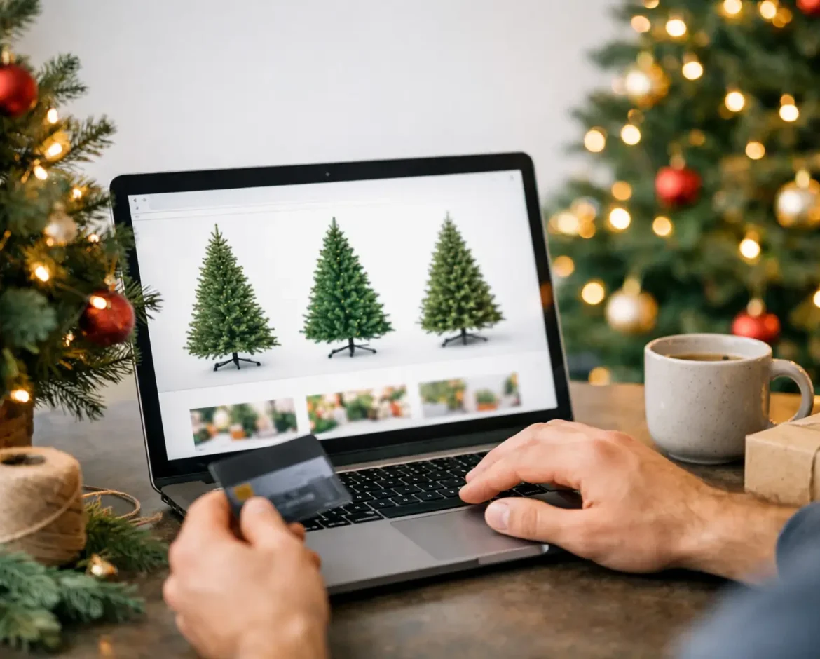 Como encomendar pinheiro de Natal online