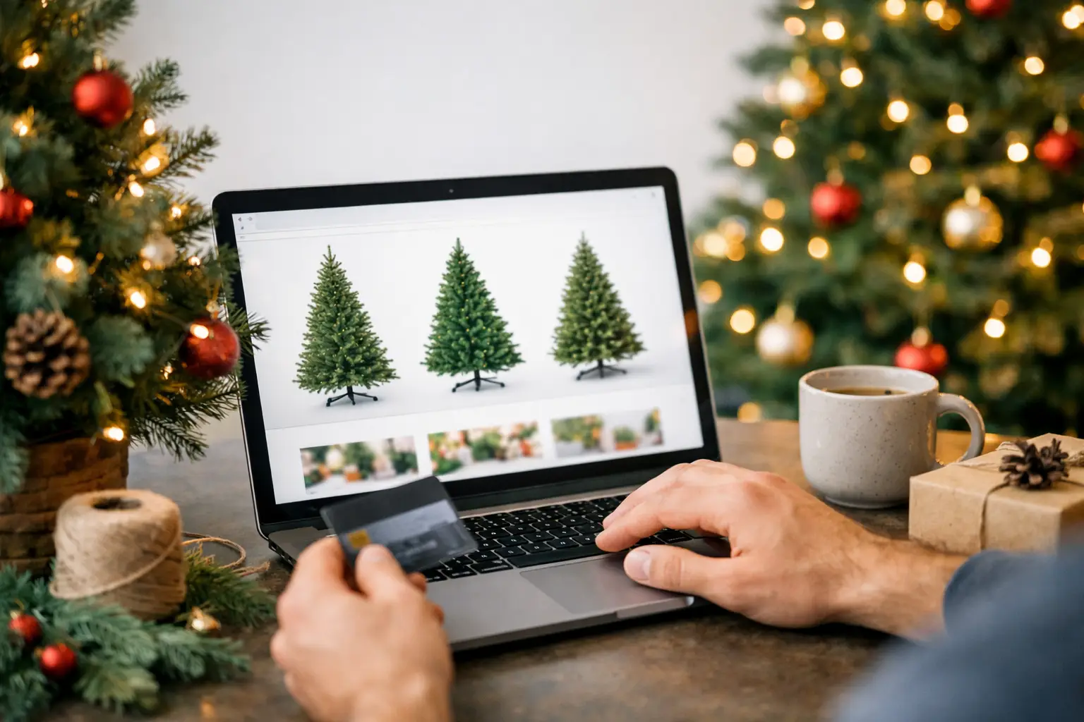 Como encomendar pinheiro de Natal online