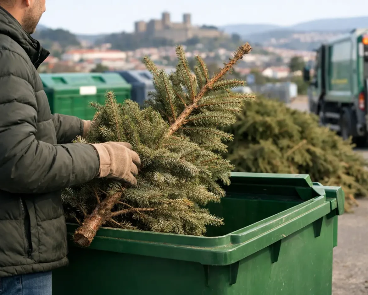 Como reciclar árvore de Natal em Portugal