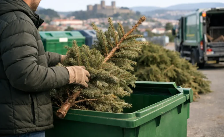 Como reciclar árvore de Natal em Portugal