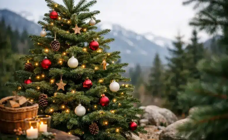 Guia da árvore Nordmann para um Natal natural
