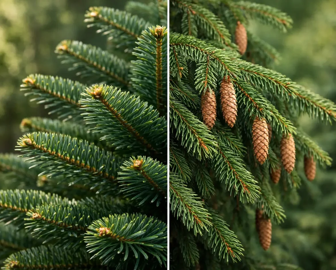 Nordmann ou Epícea Abies: qual escolher?