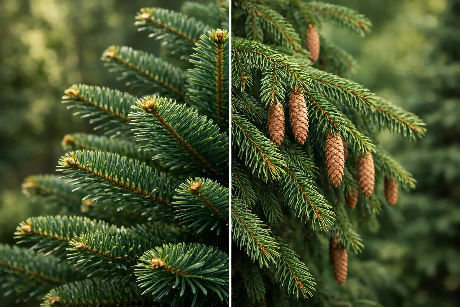 Nordmann ou Epícea Abies: qual escolher?