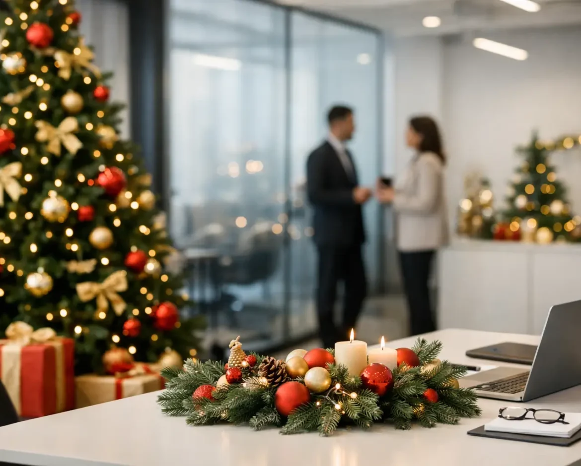 Guia de decoração natal corporativa para empresas