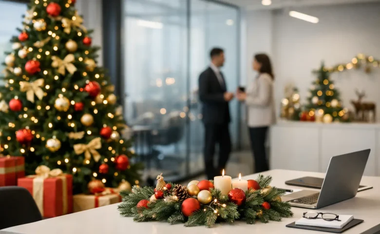 Guia de decoração natal corporativa para empresas