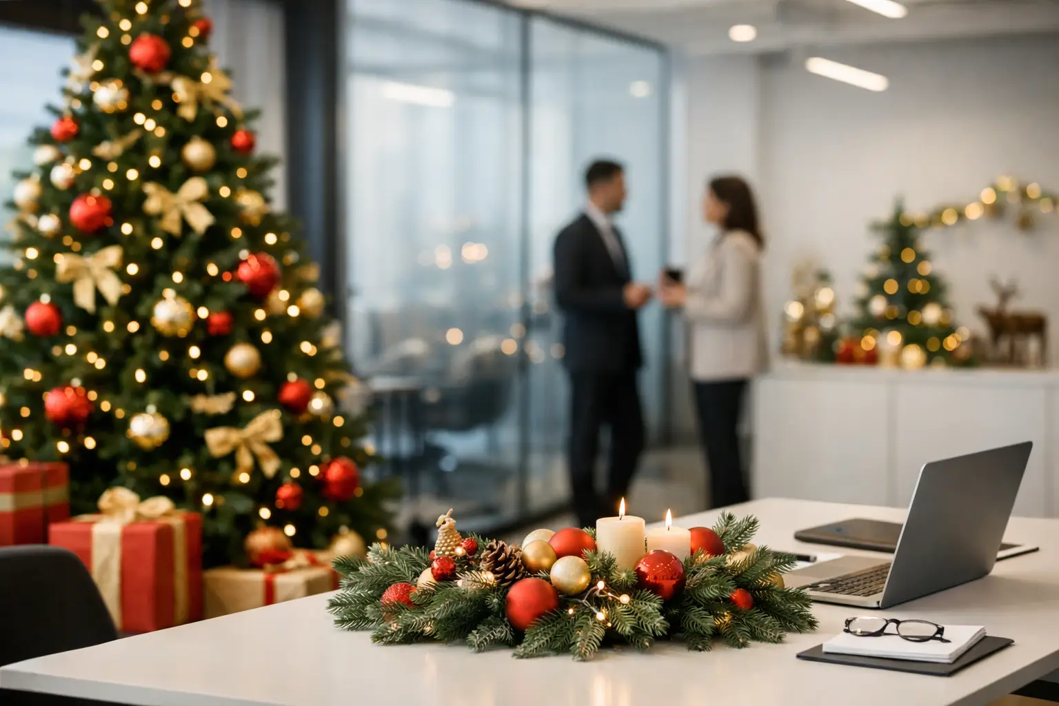 Guia de decoração natal corporativa para empresas